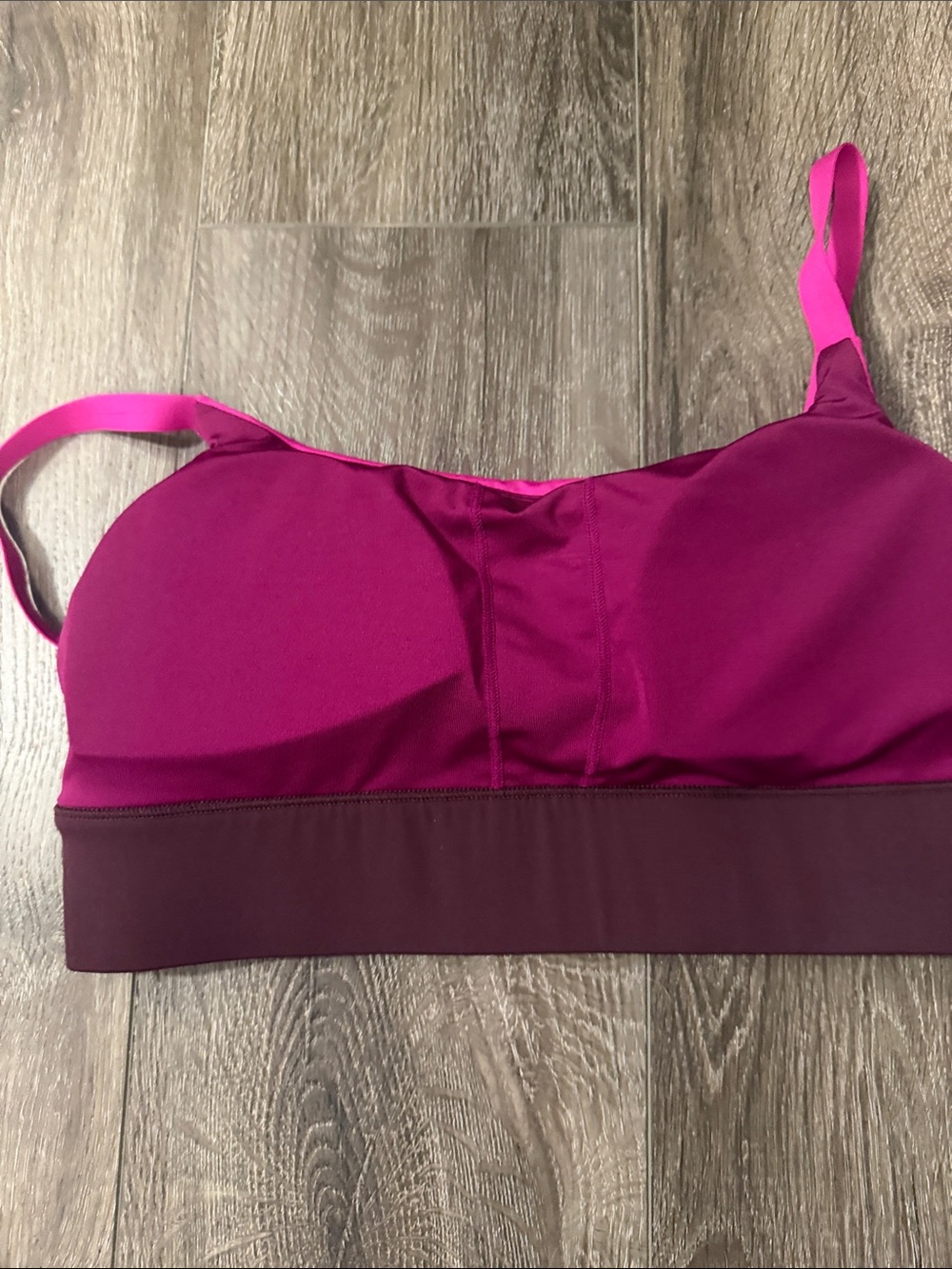 Athleta Women’s Two-Piece Magenta Bikini with Contrast Band - Picture 5 of 6